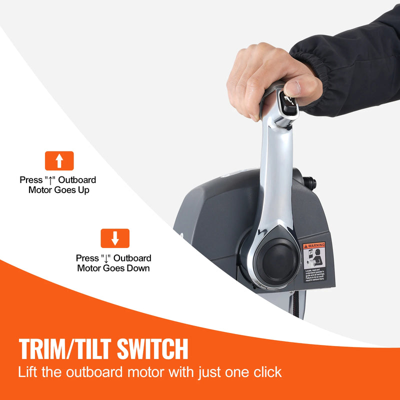 SucceBuy  Boat Throttle Control 5006186 Top-Mounted Outboard Remote Control Box for Evinrude Johnson Marine Throttle Control Box