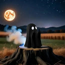 1 PCSCute Ghost Resin Statue With Middle Finger Spooky Halloween Decor For Shelf Mantel Coffee Table Display Home Party Ornament