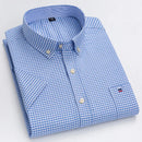 The Merchant | 100% Cotton Oxford Shirt, Short Sleeve