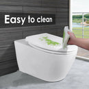 O-Shape Toilet Seat, Soft Close Toilet Seat with Quick Release, Sturdy Duroplastic Anti-Bacterial Toilet Lid W/ Stainless Hinges