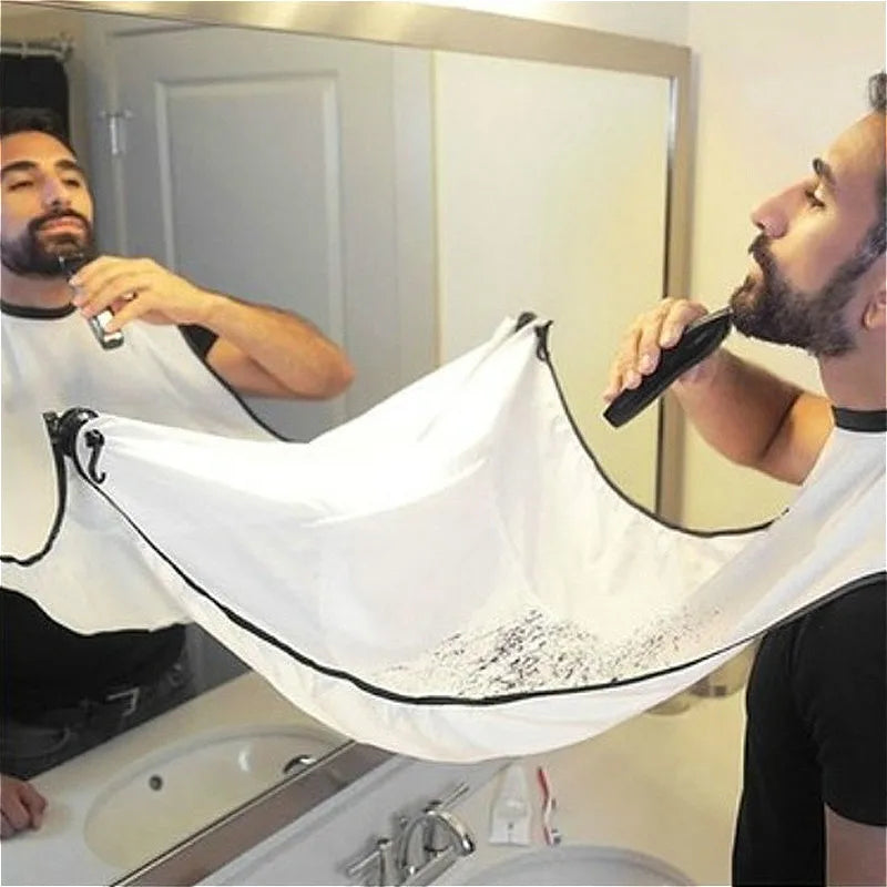 Men's Bathroom Shaving Aprons Beard Shaving Apron Care Bib Face Shaved Hair Adult Bibs Shaver Cleaning Hairdresser