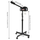 750ml Ozone Facial Steamer Height Adjustable Sprayer 360° Rotatable Movable Skin Care Equipment for Salon Beauty Spa White/Black
