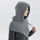 The Arctic Mantle | Hand-Knitted Winter Balaclava with Merino-Blend Insulation