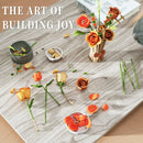 868PCS Rose Bouquet Building Blocks Eternal Flower Vase Bricks Home Decoration Girl Romantic Valentine's Day Gifts Kids DIY Toys