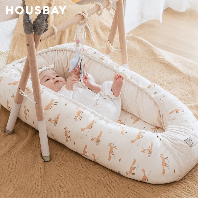 Baby Nest 0-3T Sleeping Bed Portable Removable Washable Newborn Cradle Travel Folding Nursery Bassinet Co Sleep With Parents