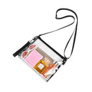 New transparent PVC crossbody bag Waterproof coin purse Stadium Sports bag Portable portable storage bag