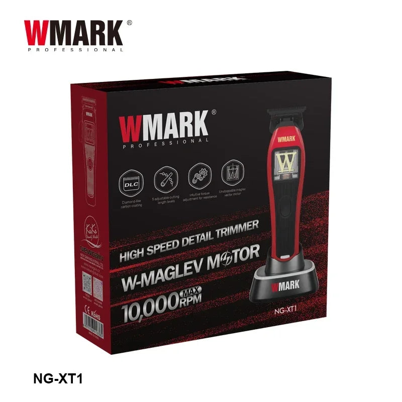 2025 WMARK NG-X1T men's hair sculpting clippers,Vector motor 10000RPM, 3 module skins,DLC Blade