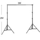 SH 2M Super Stable Tripod 2M Foldable Lighting Stand Tripod Photography For Fill Spot Telescopic Crossbar
