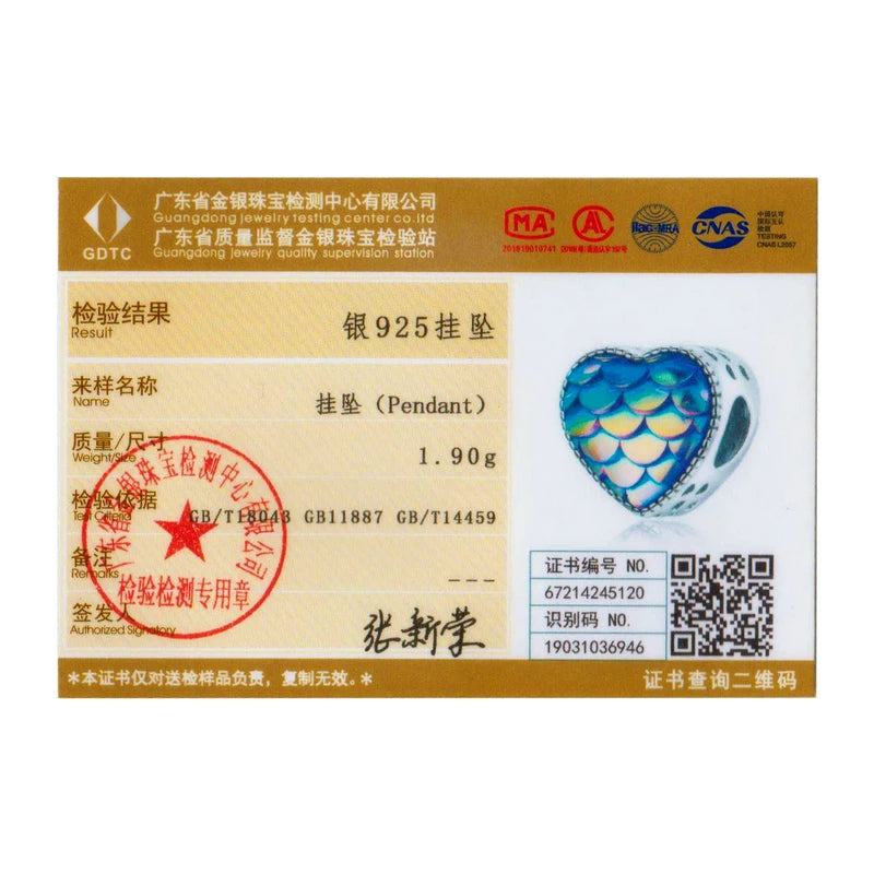 BAMOER Silver Charm Collection 925 Sterling Silver Dazzling CZ Beads fit Bracelets & Bangles Jewelry