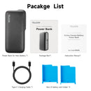 TELESIN Powerbank 10000mAh mit 20W PD Schnellladefunktion Tragbares Akku-Ladegerät für Gopro Hero 5 6 7 8 9 10 11 12 für Smartphone