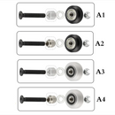 10Sets/Lot Openbuilds Strong Dual Mini Solid V Wheel Kit for V-Slot Linear Rails 3D Printer CNC Engraver Camera Silder