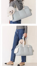 Winter Warm Portable Cat Carrier Bag Breathable Pet Backpack Large Capacity Shoulder Strap for Cats and Small Dogs