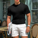 INCERUN Herren T-Shirt, einfarbig, Rundhalsausschnitt, kurze Ärmel, Sommer, Freizeit, Herren-Tops, Fitness, 2023, Streetwear, Mode, Camisetas S-5XL