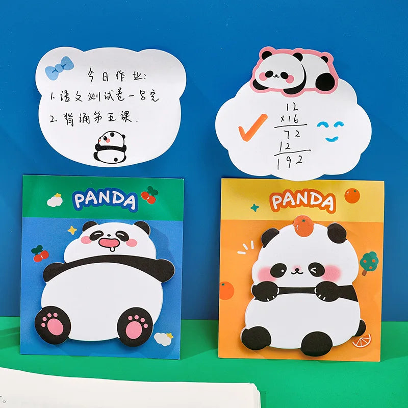 8 pcs/lot Chubby Panda Cartoon N Times Sticky Notes To Do List Memo Pad Notepad Cute School Office Supplies Gift Stationery