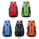 Polyester Camping Backpack Breathable Fishing Bag Large Capacity Wear-resistant Layered Storage Lightweight for Office Travel
