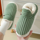 Warm Furry House Slippers Women Men Winter New Fashion Comfort Plush Slippers Home Indoor Outdoor Soft Thick Sole Cotton Shoes