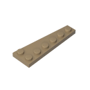 Gobricks 10PCS Bricks Wedge Plate Left Part 6 x 2 Compatible 78443 Freely Creative Building Block DIY Educational Toy Adult Kids