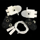 2PCS Repair Lamp Pull Switches Cord-operated Switch For Office Single Pull Control Switch Replacement Wall Led Lamp Light Cable