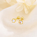 Neue 925er Silber Nadeln Minimal Ohrringe für Frauen Kristall Zirkon Kleine Huggie Dünne Knorpel Ohrring Mädchen Piercing Schmuck