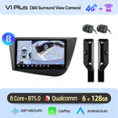 Junsun Android Wireless CarPlay Auto Car Radio For Seat Leon MK2 2005-2012 Car Intelligent Systems DSP SWC RDS GPS FM BT