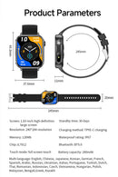 COLMI P80 Type-c Smartwatch Men Women Health Manager Bluetooth Call IP67 Waterproof Flashlight Smart Watch For Xiaomi iOS Phone