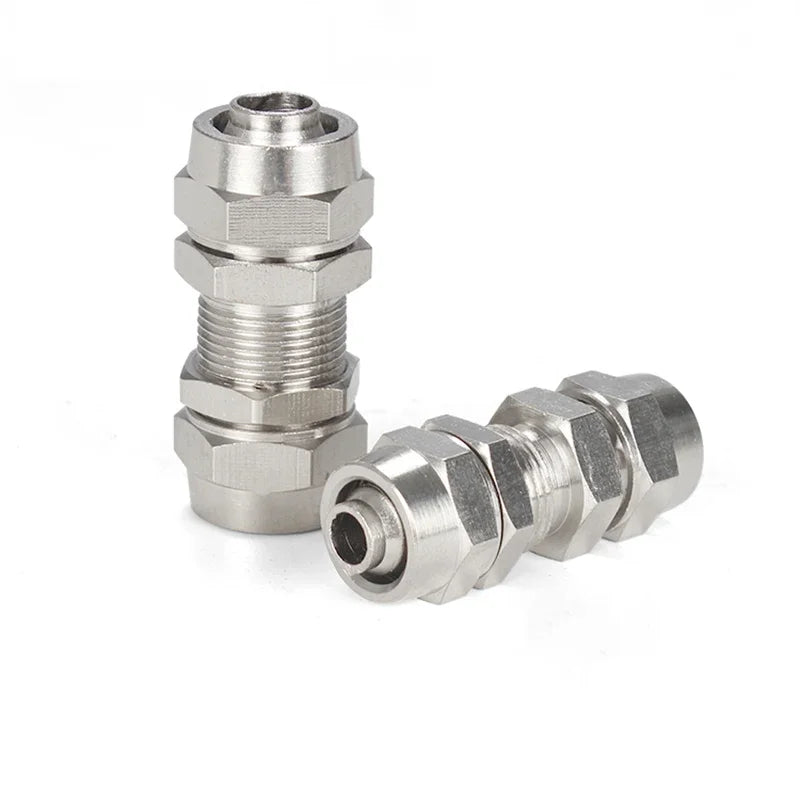 PV PE PM PZA Copper Plated Nickel Pneumatic Air Quick Connector For Hose Tube OD 4MM 6 8 10 12 14 16MM Fast Joint Connection