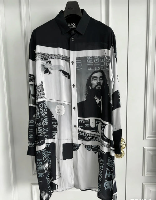 The Drawn Line | Hand-Illustrated Streetwear Long Sleeve Shirt