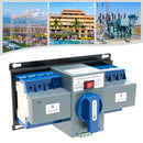 4P 63A 220V Dual Power Automatic Transfer Switch Manual/Auto Uninterruptible Emergency Power Supply Change-Over Switch -CB Level
