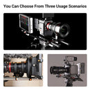 SmallRig 15mm Carbon Fiber Rod for 15mm Rod Support System (Non-Thread), 12 / 9 / 8 / 6 / 4 inches Long 2pcs/set for DSLR Camera