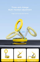 15W Portable K11 Vacuum Magnetic Charging Stand - Strong Suction & Multi-Angle Viewing for Car, Kitchen, Mirror & Fitness