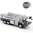 Alloy Car Airport Fire Truck Model Engineering Car Sound And Light Toy Boy Birthday New Year Christmas Gift  B117