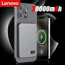 Lenovo PD22.5W Super Fast Charging Magsafe Power Bank 50000mAh Magnetic Wireless External Battery for Multiple Smart Phones