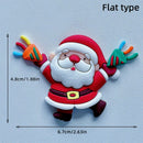 2025 Christmas Cake Decoration Lying Santa Claus Letters Merrychristmas Cake Toppers Christmas Tree Mini Santa Cupcake Toppers