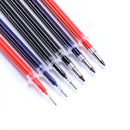 100Pcs/Lot Office Gel Pen Refill Set 0.5mm/0.38mm Blue Black Red ink Rod Bullet/Needle Tip Pen Refill School Writing Stationery