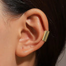 1Pc Punk Rock Ear Clip Men Women Stainless Steel Round Hoop Cuff Clip Earring Cuff Earrings Unisex Fashion Earrings Hot Sale