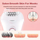 VGR Epilator Electric Leg Body Underarms Portable Hair Remover 2 Speed Adjustment Hair Removal Tool Epilator for Women V-705