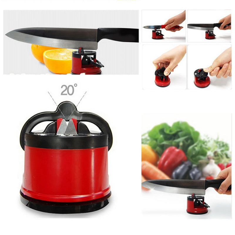 Kitchen Sharpener Sharpening Tool Easy Safe Knife Scissors Blade Grinder Stone Knives Suction Pad Sharpening Diamond Sharpener