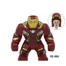 Marvel Action Figure Mini Block Adult Super Hero Series Iron Man Spider Man Assembled Block Children's Puzzle Toy Gift