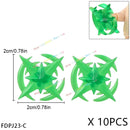 10PCS Special Effects Pieces Arm Fist Wind Lightning Leg Flames Assemble Scene Bricks Weapons Accessories Kids Toys