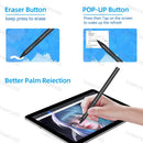Aktiver Eingabestift für Microsoft Surface Pro X Pro8 Pro7 Pro6 Pro5 Pro4 Pro3 Go 1/2/3 BOOK Tablet Touchscreen-Stift für ASUS HP