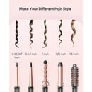 The Siren's Coil | 5-in-1 Professional Ceramic Curling Wand System