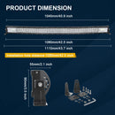 The Pathfinder | 7D Curved Off-Road LED Light Bar 22-52 Inch