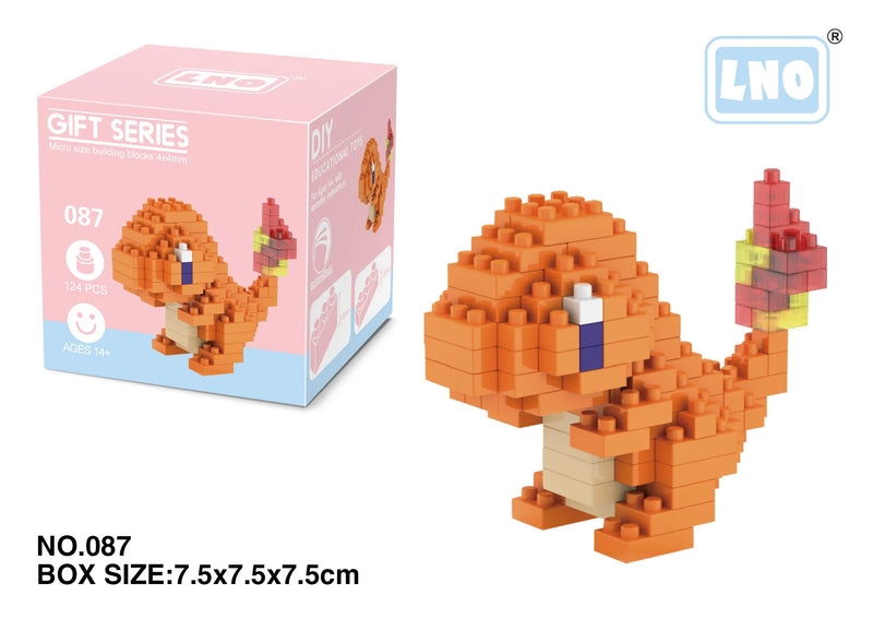 Pokemon Small Blocks Nanoblock Charizard Kyogre Groudon Rayquaza Model Education Graphics Toys for Kids Birthday Gift Toys