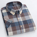 The Merchant | 100% Cotton Oxford Shirt, Short Sleeve