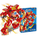 Lewan 2077 Steel Mech American Team Killer Assembled Building Blocks Boy Toy Gift Compatible with Lego