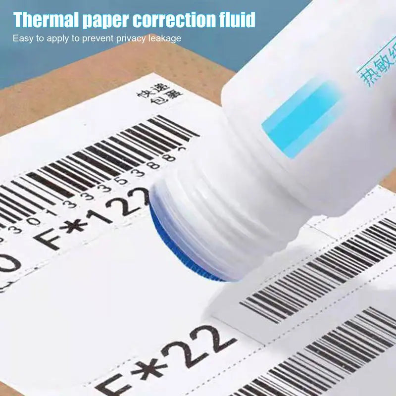 Privacy Protection Roller Privacy Protection Portable Thermal Paper Data Fluid Roller Stamper Correction Fluid Security Stamp