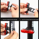 X-TIGER Bicycle Rear Light Waterproof MTB Bicycle Light USB Charge LED Bicycle Taillight Flash Tail Safety Bike Warning Light
