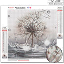 HUACAN Diamond Painting Full Flower Pictures Of Rhinestones 5D DIY Diamond Embroidery Sale Dandelion Mosaic Home Decor