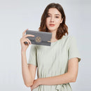 Miss Lulu WOMEN'S purse Long Wallet with zipper PU leather Card hand fan keys Holder Phone Case