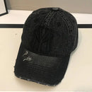 The Indigo Daybreak | Embroidered Washed Denim Baseball Cap